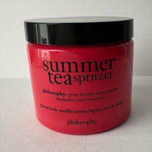 PHILOSOPHY SUMMER TEA SPRITZER GLAZZED BODY SOUFFLÉ 16oz Brand New Sealed